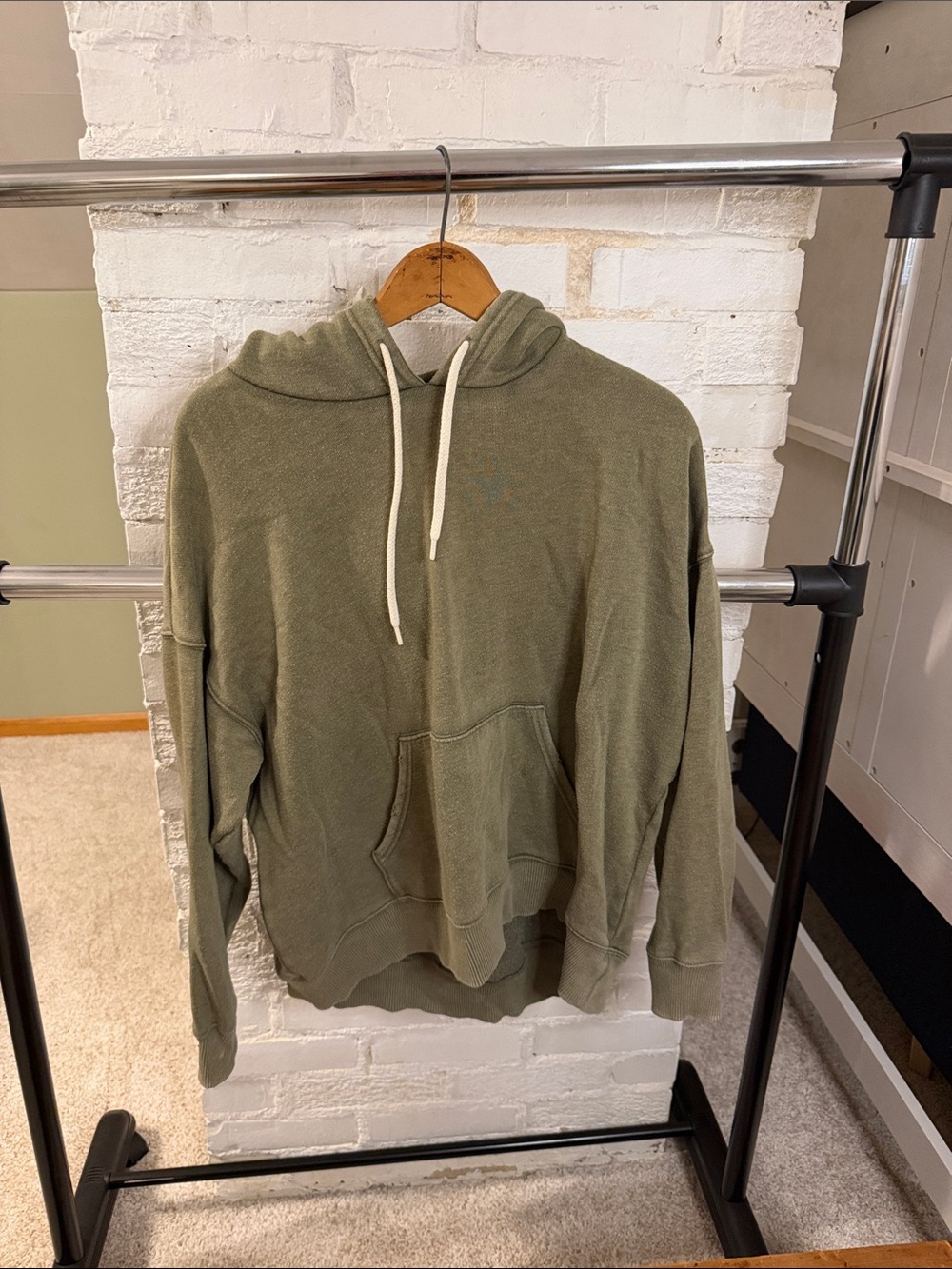 Aerie Olive Green Hoodie Sweater